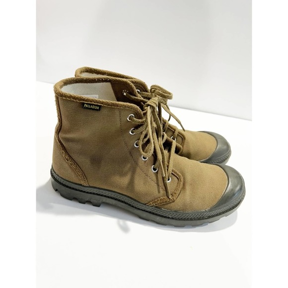 Palladium Shoes - PALLADIUM PAMPA HI ORIGINALE BUTTERNUT/TARMAC
